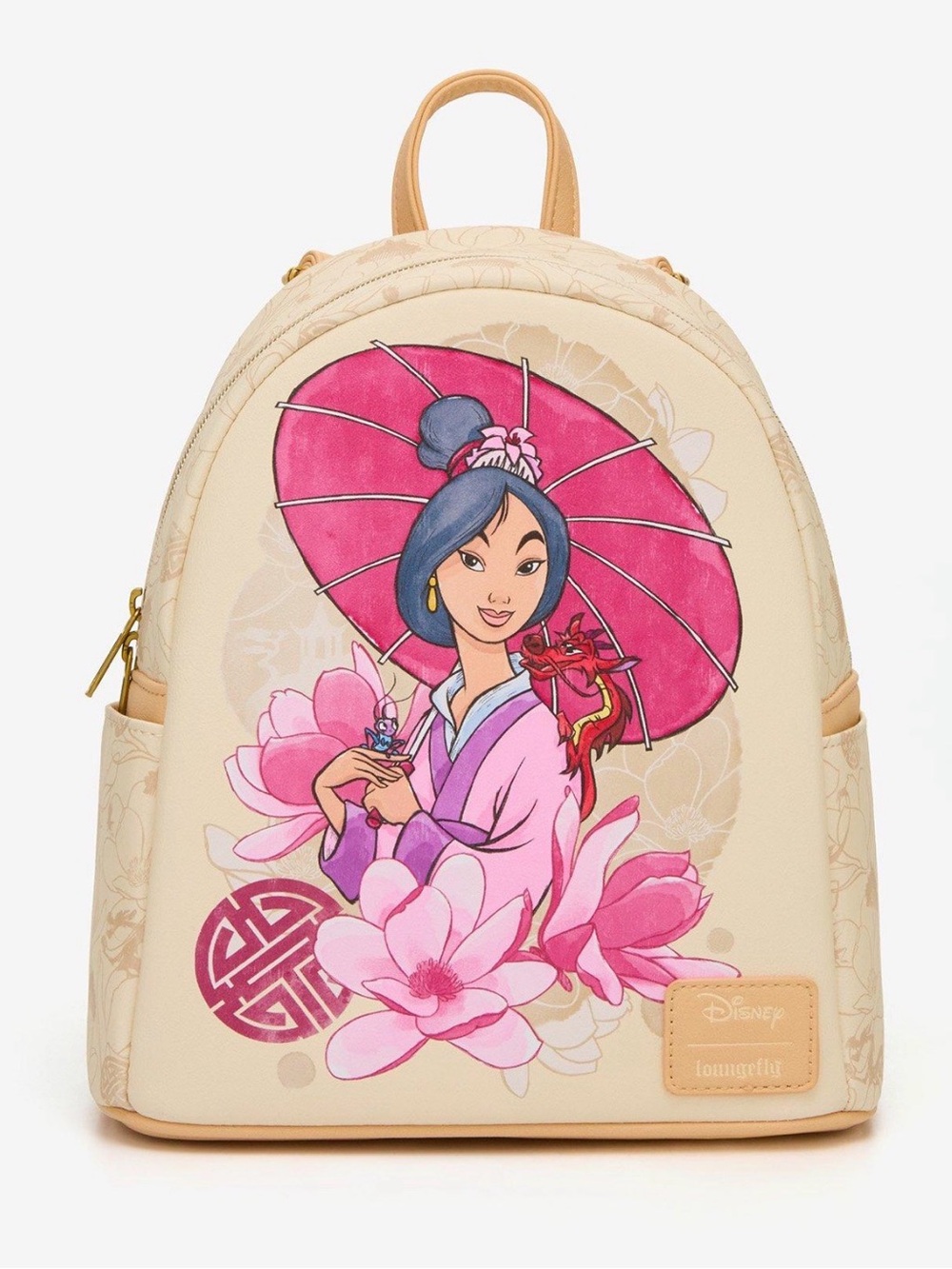 New Loungefly Disney Mulan Parasol Mini Backpack